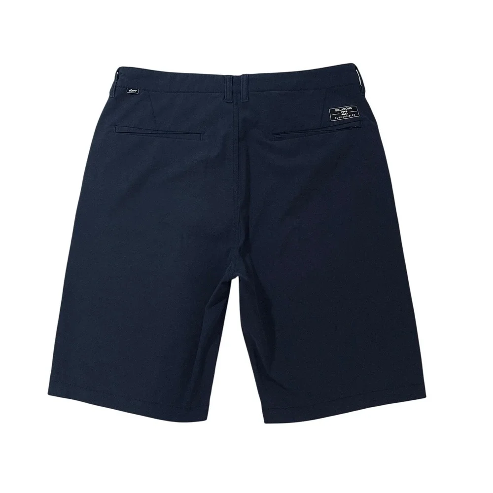Billabong Submersibles Crossfire Hybrid Shorts Navy Blue Mens 32 Walkshorts